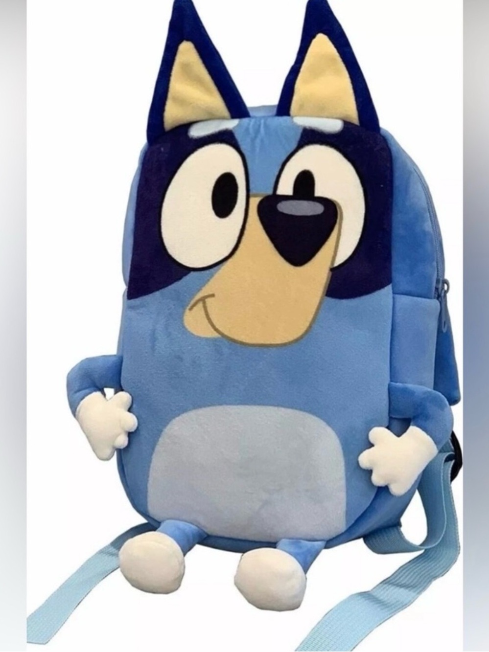 Unbranded New Kids Blue Cartoon Plush Backpack - Lightweight School Bag